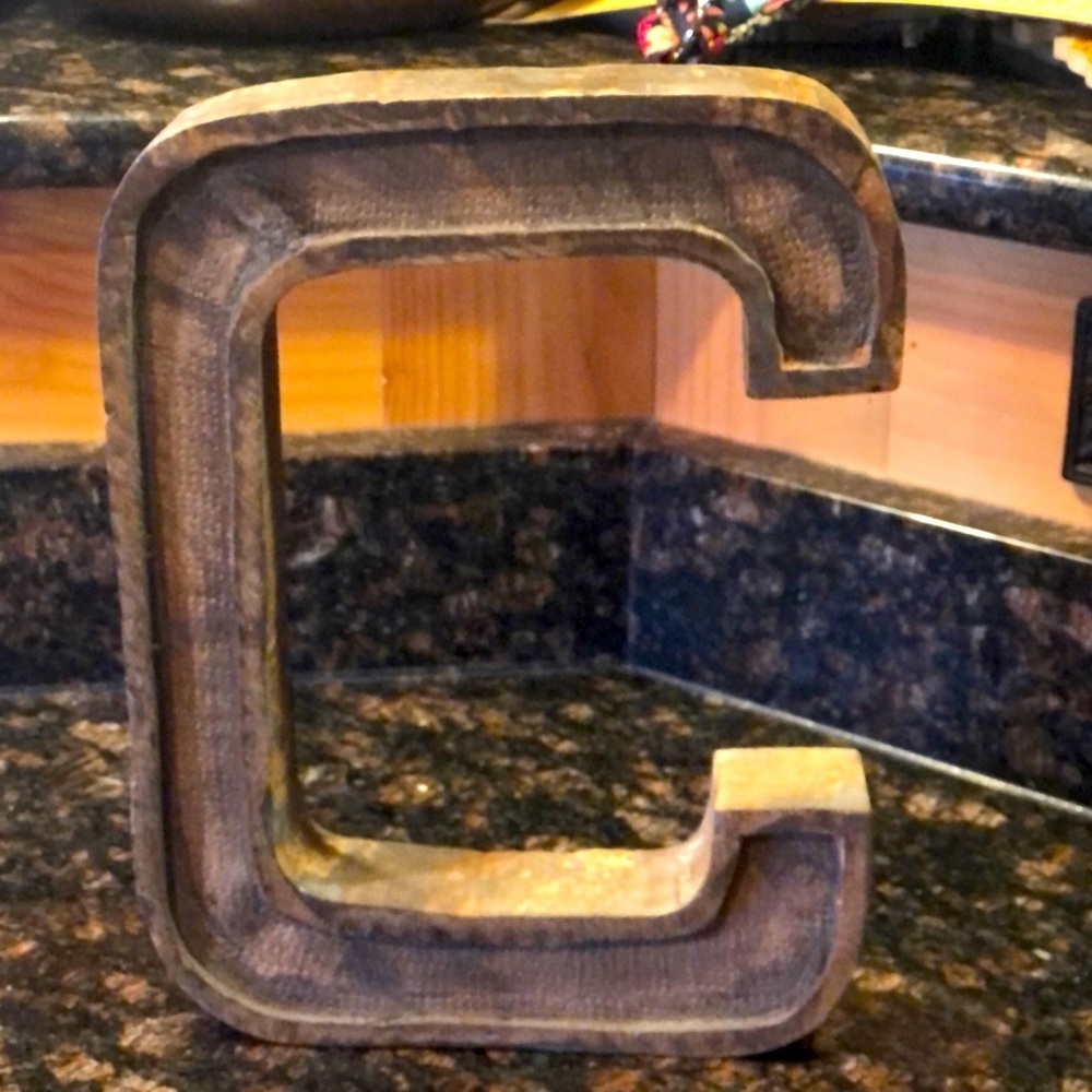 Wooden “C”